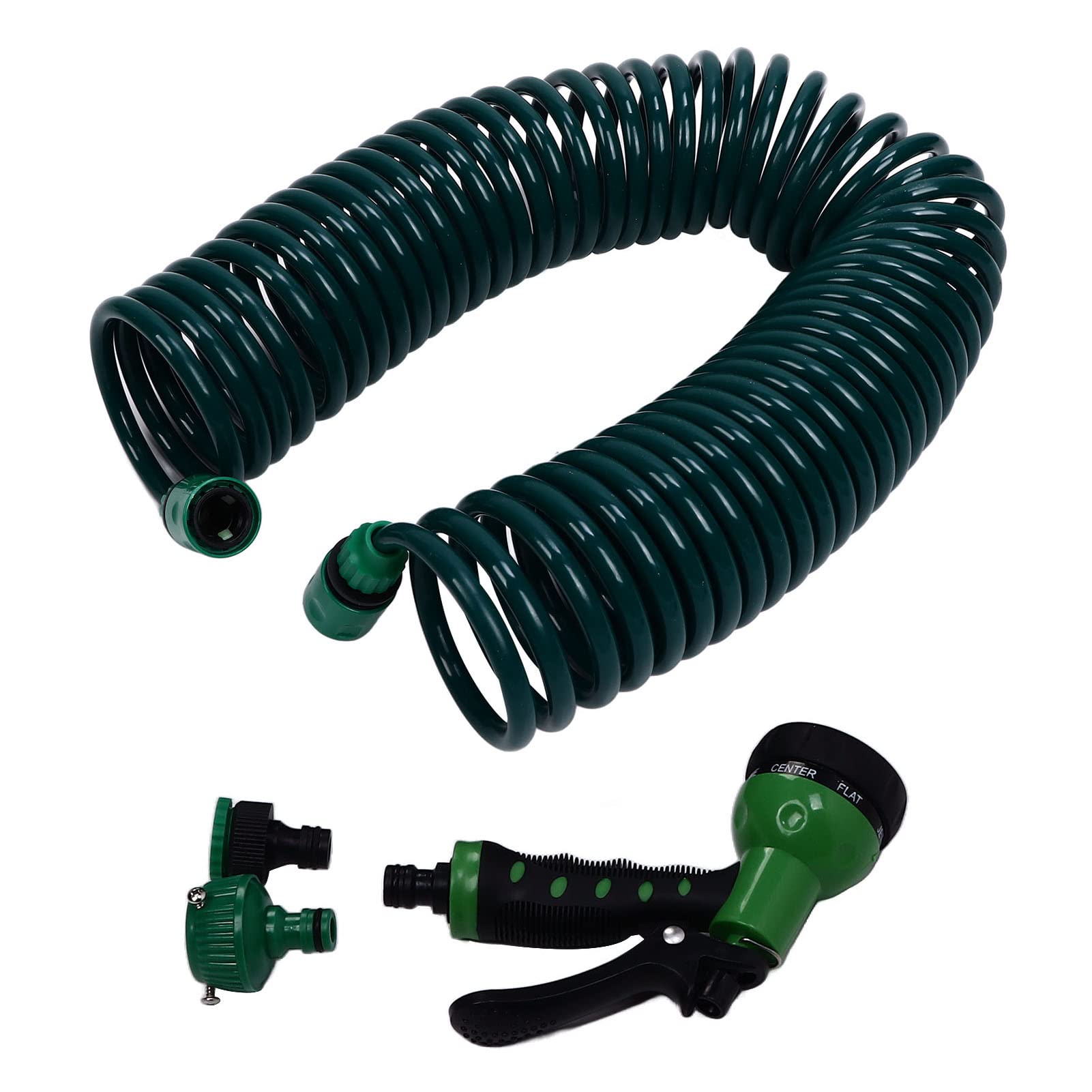 Jeanoko 15m/49.2ft Expandable Garden Hose with 7 Spray Modes - Lightweight, Durable & Easy to Store Telescopic Water Hose for Lawn Care, Car Washing & Outdoor Cleaning