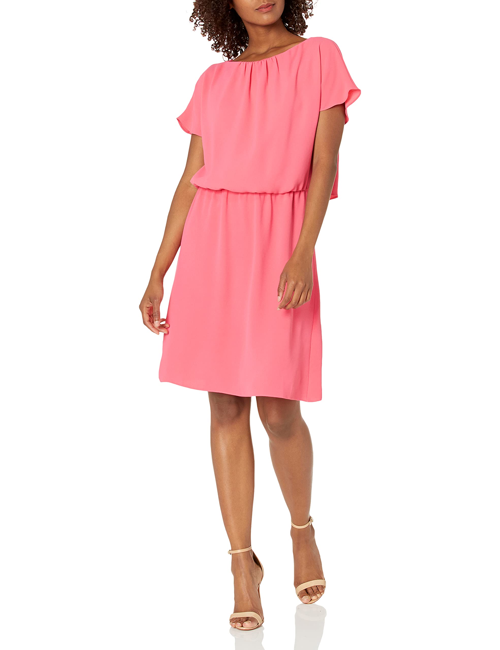 Trina Turk Women's Keyhole Neckline Floral Print Summer Dress - Perfect for Beach Vacations, Cocktail Parties & Date Nights