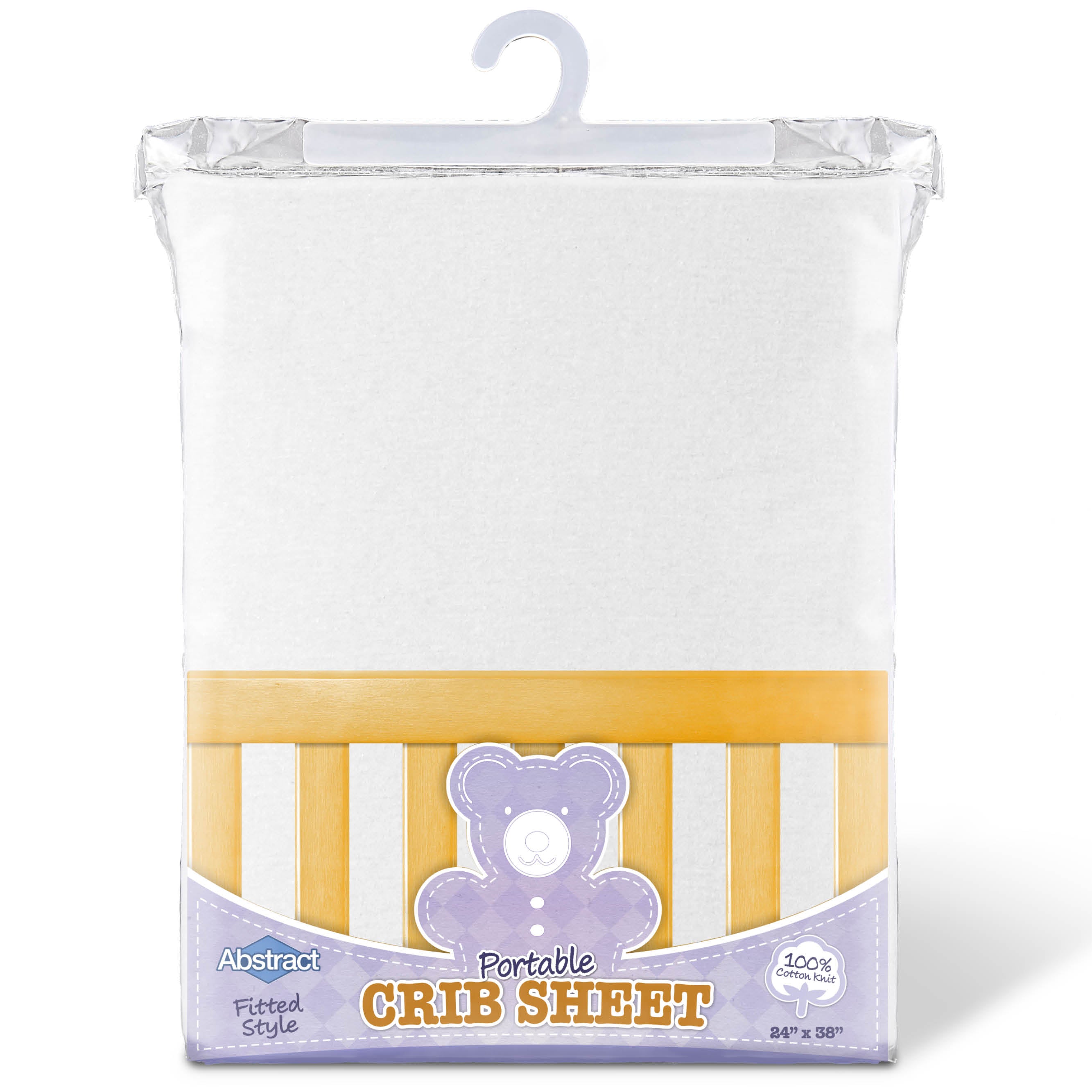 Abstract Fitted Cotton Crib Sheet - Soft Breathable Baby Crib Mattress Cover for Nursery, Travel & Daycare - Perfect for Infants & Toddlers (Multiple Sizes Available)