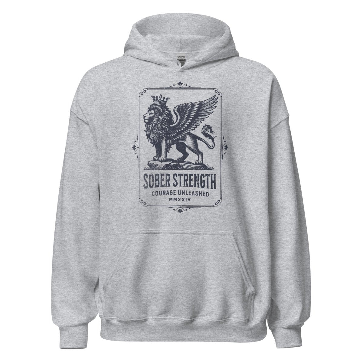 Sobriety Strength Unisex Hoodie - Comfortable & Stylish Pullover for Men & Women - Perfect for Recovery, Workouts, and Casual Wear