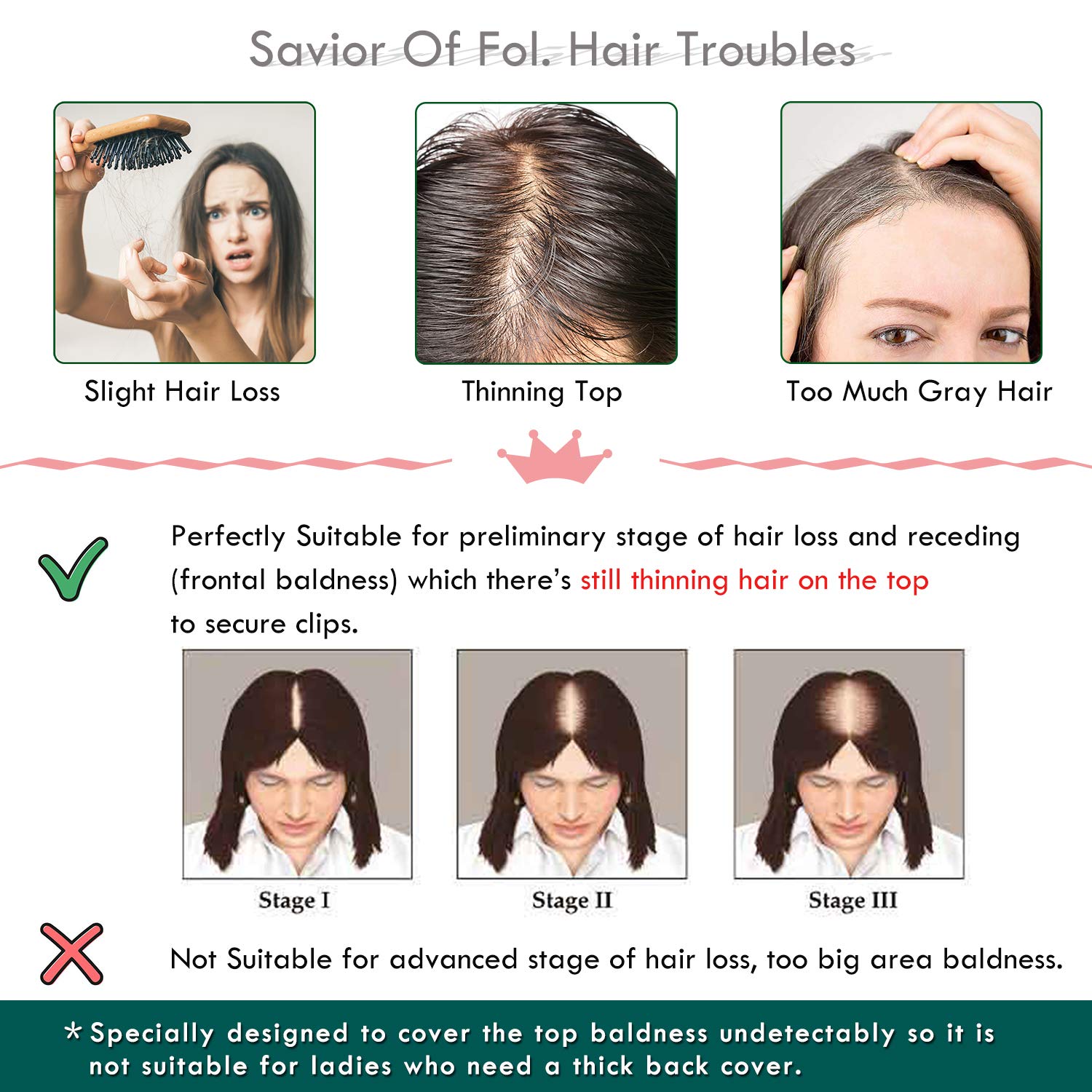 Premium 130% Density Human Hair Toppers with Bangs | Hand-Tied Silk Base Clip-In Hairpiece for Women | Thinning Hair & Hair Loss Solution | Gray Hair Coverage | 14 Inch 45g Natural Blonde | Perfect for Daily Wear, Special Occasions & Confidence Boosting