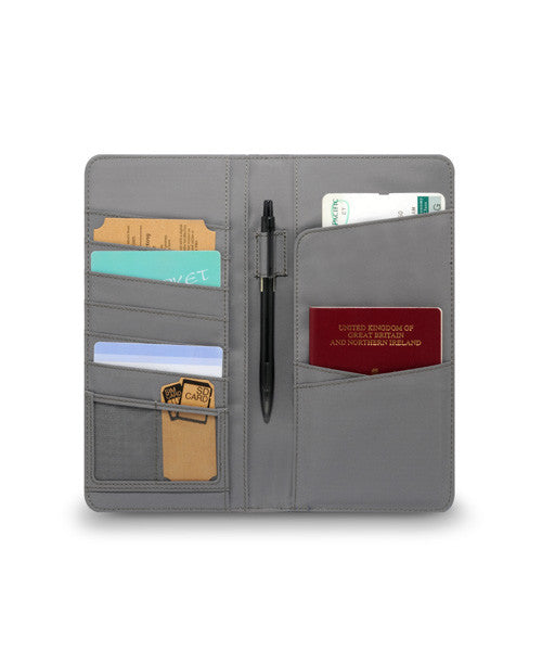 Monocozzi Premium RFID Blocking Passport Holder - Slim Travel Wallet for Women & Men - Perfect for Airports, Vacations & International Trips