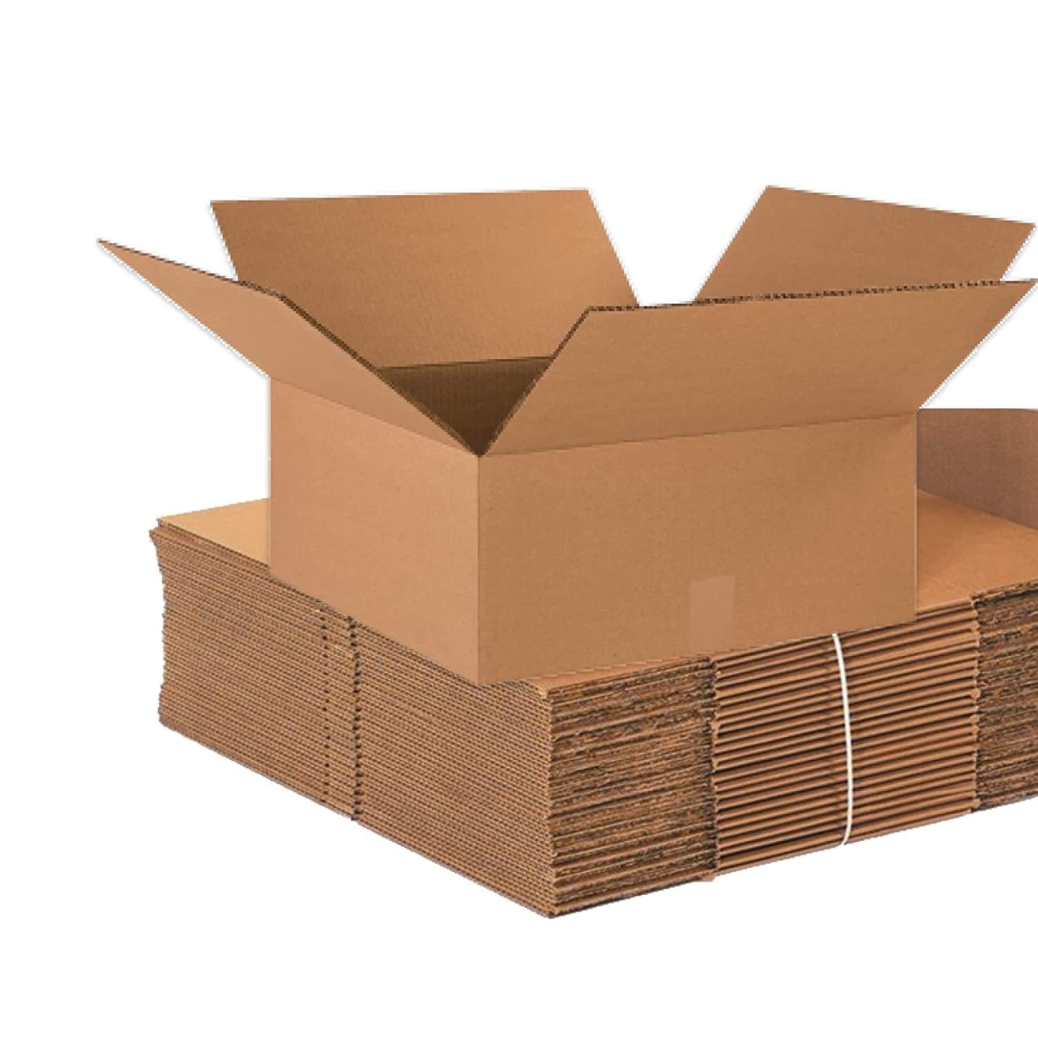 AVIDITI 18x18x8 Inches Corrugated Cardboard Shipping Boxes - 15 Pack for Moving, Packing & Storage | Durable Moving Boxes for Home, Office & Warehouse Use