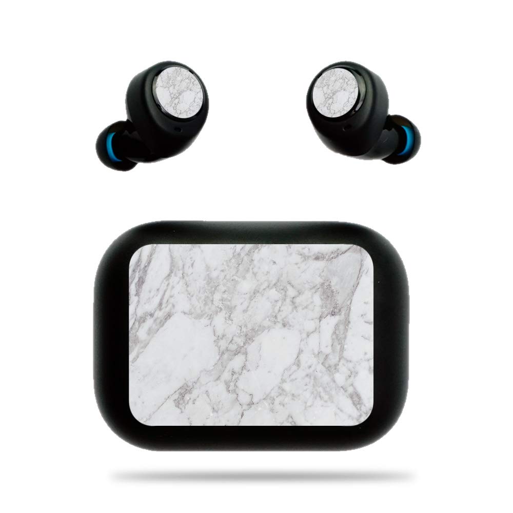MightySkins Frost Marble Vinyl Skin for Amazon Echo Buds - Protective & Durable Decal Wrap Cover | Easy to Apply & Remove | Made in USA | Perfect for Gym, Travel & Daily Use