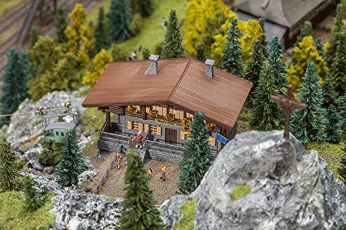 Faller 232372 N Scale Model Train Goods & Passenger Ropeway Building Kit - Perfect for Model Railroad Scenery & Train Layouts
