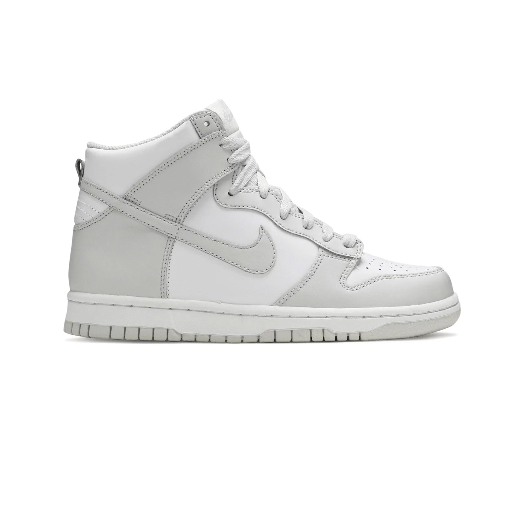 Nike Dunk High 'Vast Grey' GS Sneakers - Women's Retro Basketball Shoes for Casual Wear & Street Style Fashion