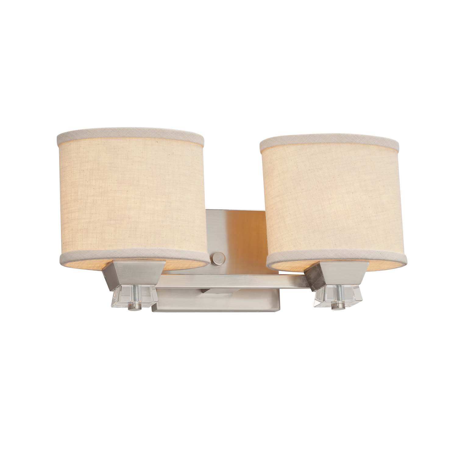 Ardent Brushed Nickel LED Bathroom Light Bar - 7.5
