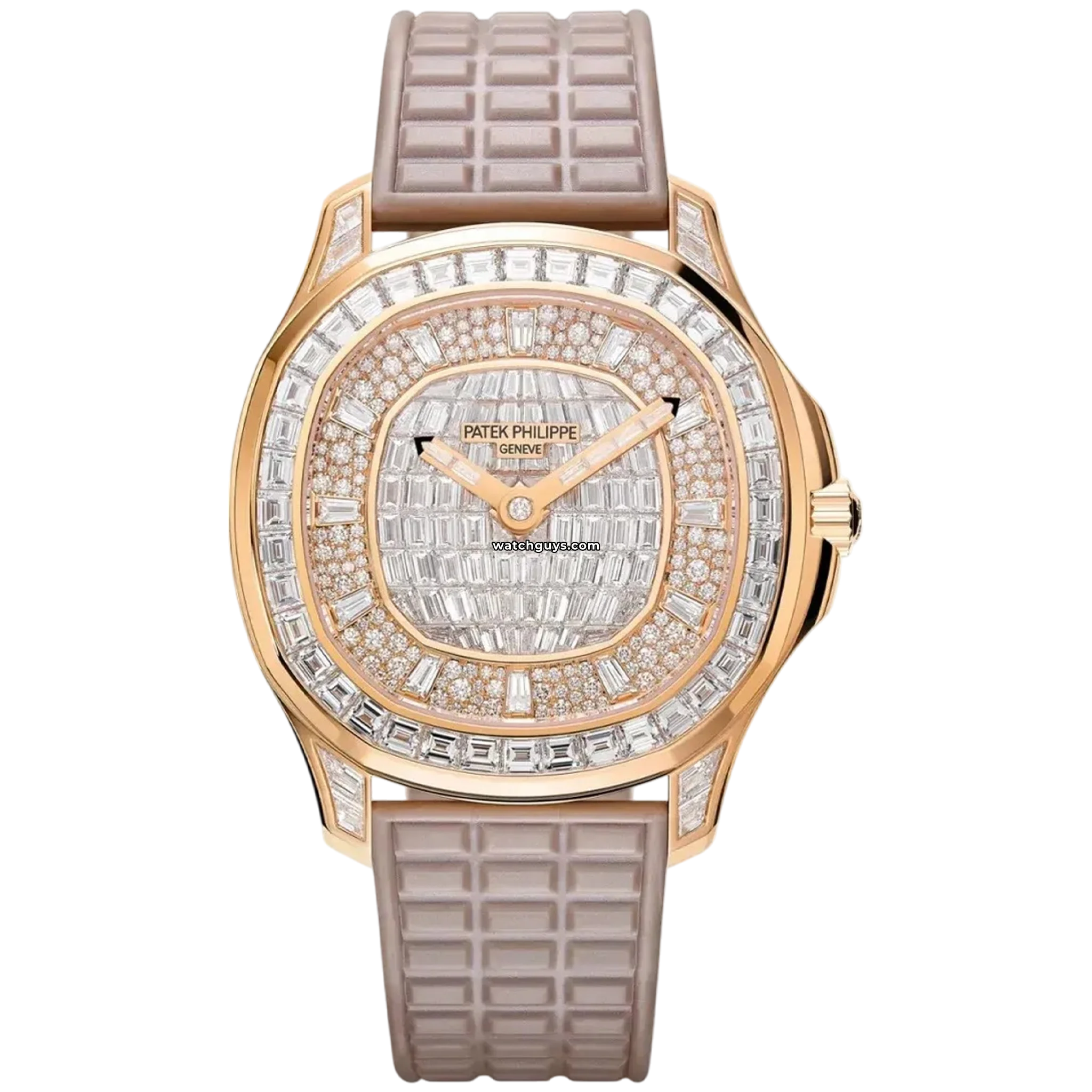 Luxury Patek Philippe Aquanaut Luce Haute Joaillerie 5062/450R 001 Rose Gold Diamond Watch - Elegant Timepiece for Women, Perfect for Gala Events & Special Occasions