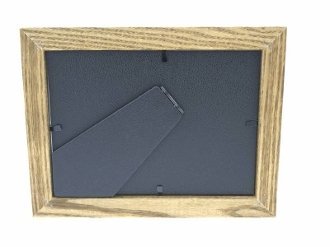 Authentic Sacagawea $2 Coin Display Frame - Solid Oak Wood with Easel Back - Perfect for Coin Collectors & Home Office Decor