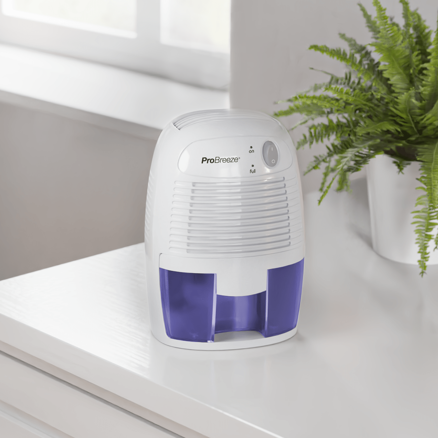 500ml Mini Dehumidifier for Small Spaces - Portable & Quiet Moisture Absorber for Closet, Bathroom, RV, Basement | Compact Air Dryer with Auto Shut Off | Perfect for Home, Office & Travel Use