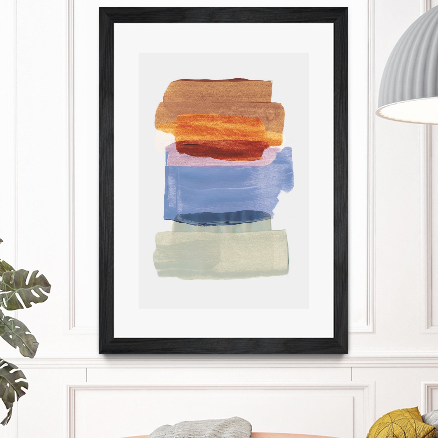 Abstract Brush Strokes 49 A1 - Modern Art Canvas Print for Home & Office Decor | Perfect for Living Room, Bedroom, and Workspace Wall Art