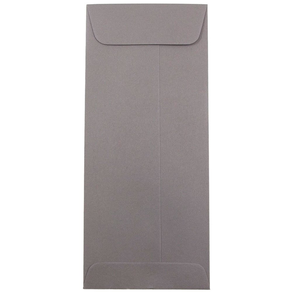 JAM PAPER #10 Business Envelopes Premium Quality - 4 1/8 x 9 1/2 Inches - Dark Grey - Bulk Pack of 500 - Perfect for Mailing, Office Correspondence & Legal Documents