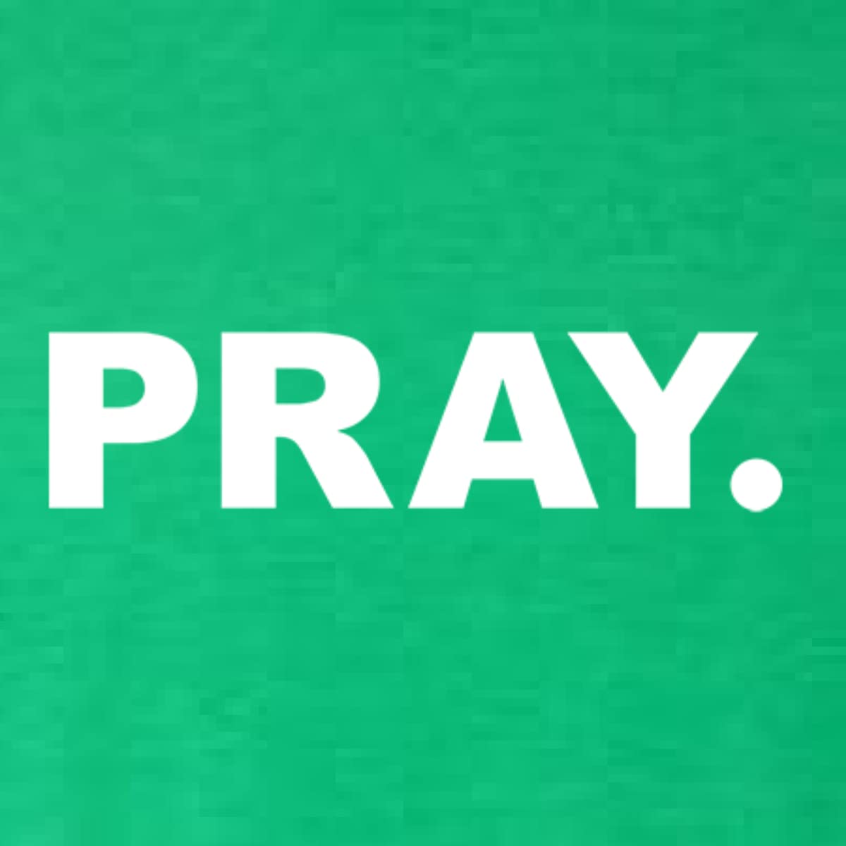 Pray Inspirational Christian Men's Premium Tri-Blend T-Shirt - Comfortable Faith-Based Apparel for Church, Bible Study & Daily Wear