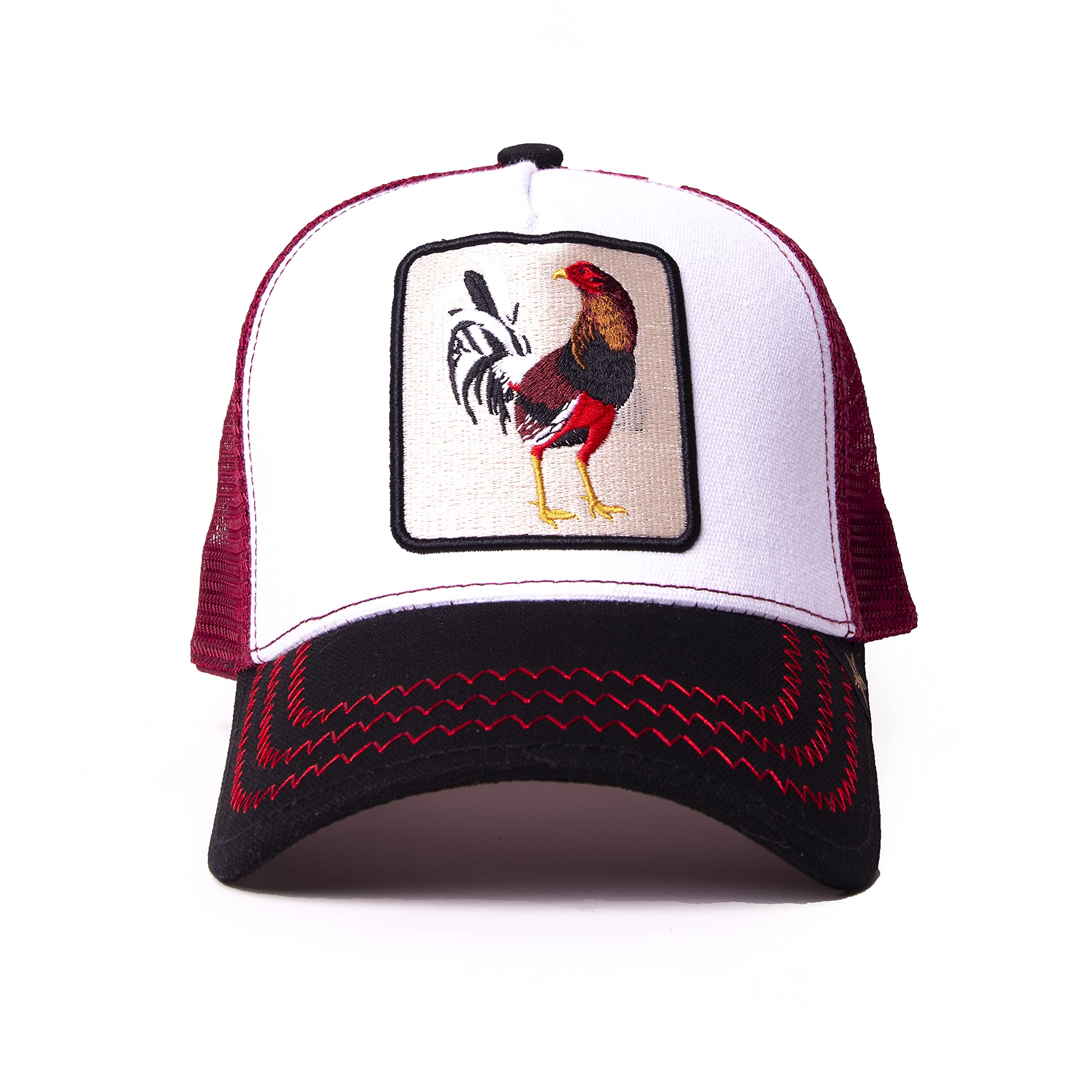 Stylish Rooster Trucker Hat for Men & Women - Adjustable Snapback Cap for Outdoor, Fishing, and Casual Wear - Trendy Fashion Accessory