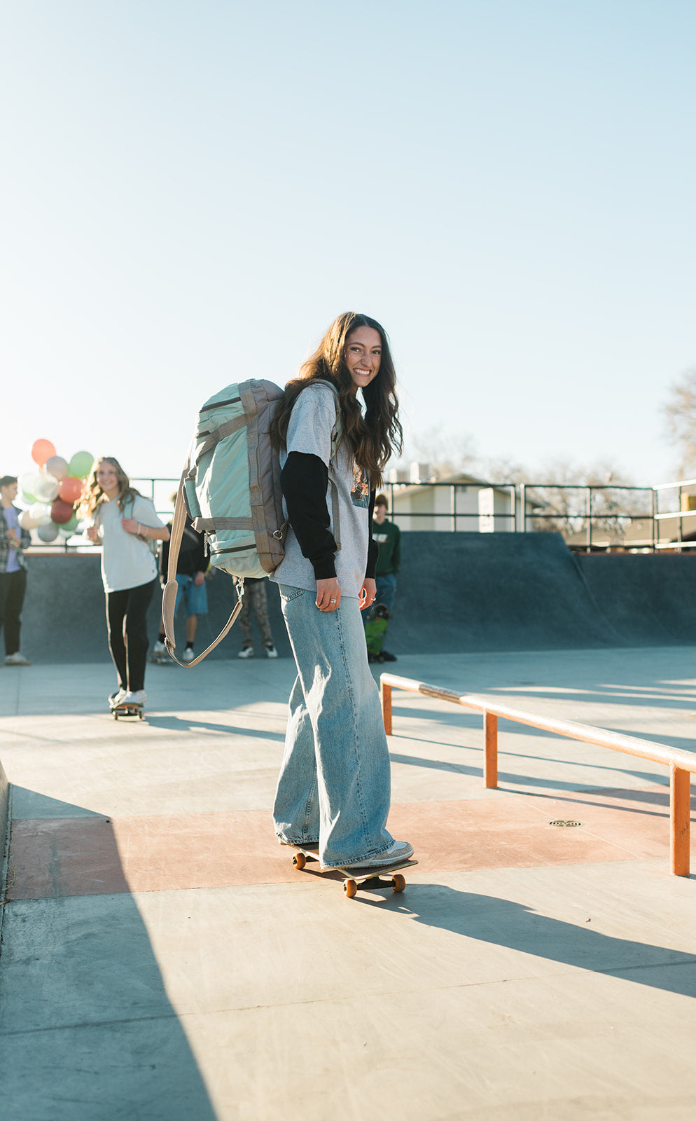 The Tandem Mint 45L Travel Backpack - Lightweight Carry-On Luggage for Men & Women - Perfect for Airplane, Hiking, Camping & Weekend Getaways