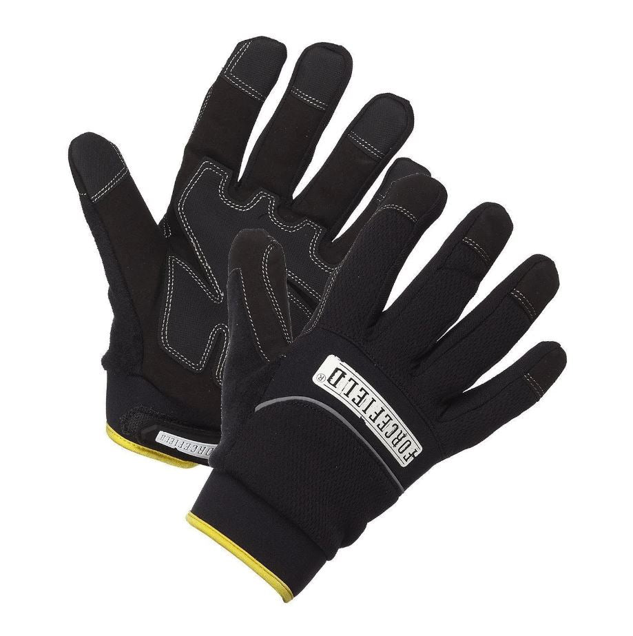 FORCEFIELD Waterproof Insulated Work Gloves for Men - Winter Cold Weather Protection - Durable Mechanics Gloves for Construction, Outdoor Work & Snow Removal