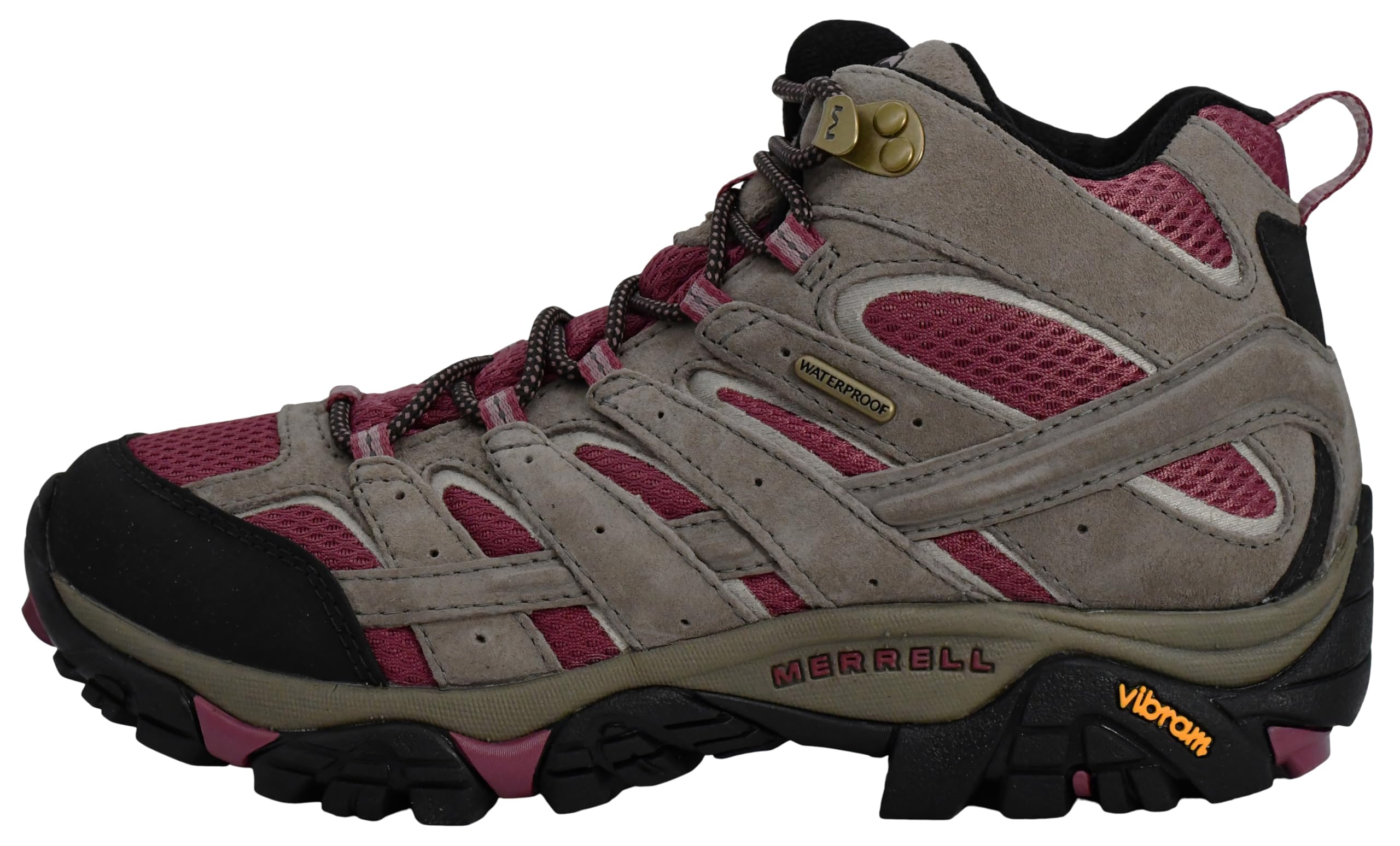 Merrell Women's Moab 2 Mid Waterproof Hiking Boots - Lightweight & Durable for Outdoor Adventures, Trail Walking & Backpacking