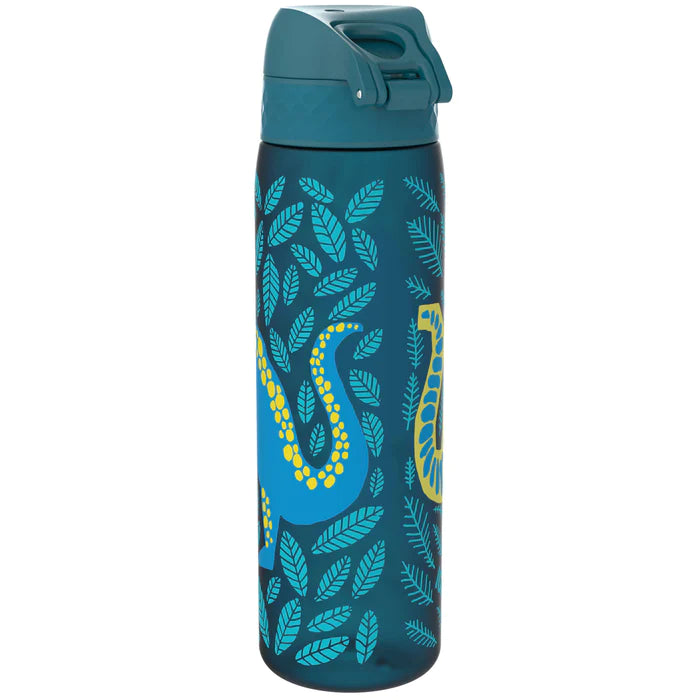 Ion8 Slim 500ml Leak Proof Water Bottle with Dinosaur Design - Perfect for School, Gym, Hiking & Outdoor Activities