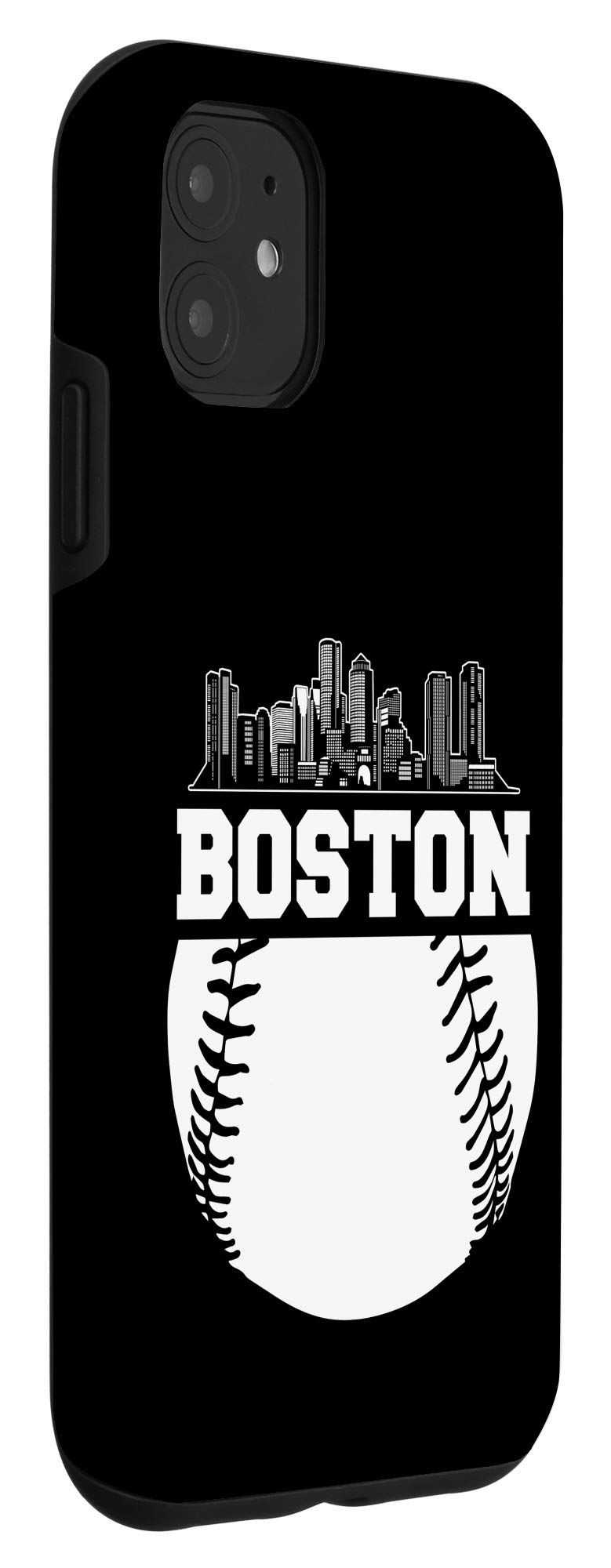 iPhone 11 Case - Boston Skyline Baseball Fan Design - Perfect Gift for Sports Lovers & iPhone Users - Great for Game Days, Travel & Everyday Use