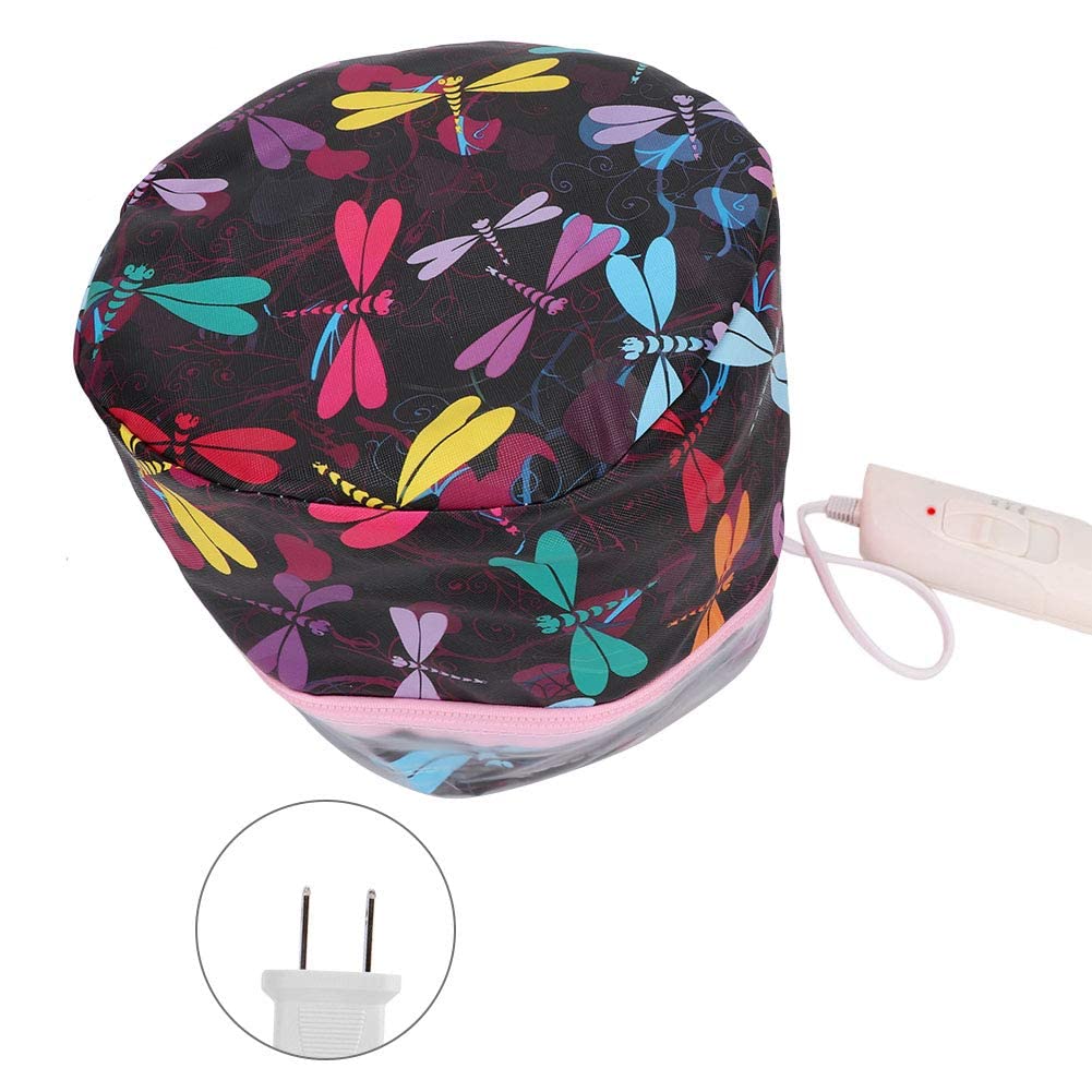 Adjustable Temperature Hair Steamer Hat - Electric Heating Cap for Deep Conditioning & Oil Treatment at Home | Perfect for Salon-Quality Hair Care, Hydration & Scalp Therapy (US)