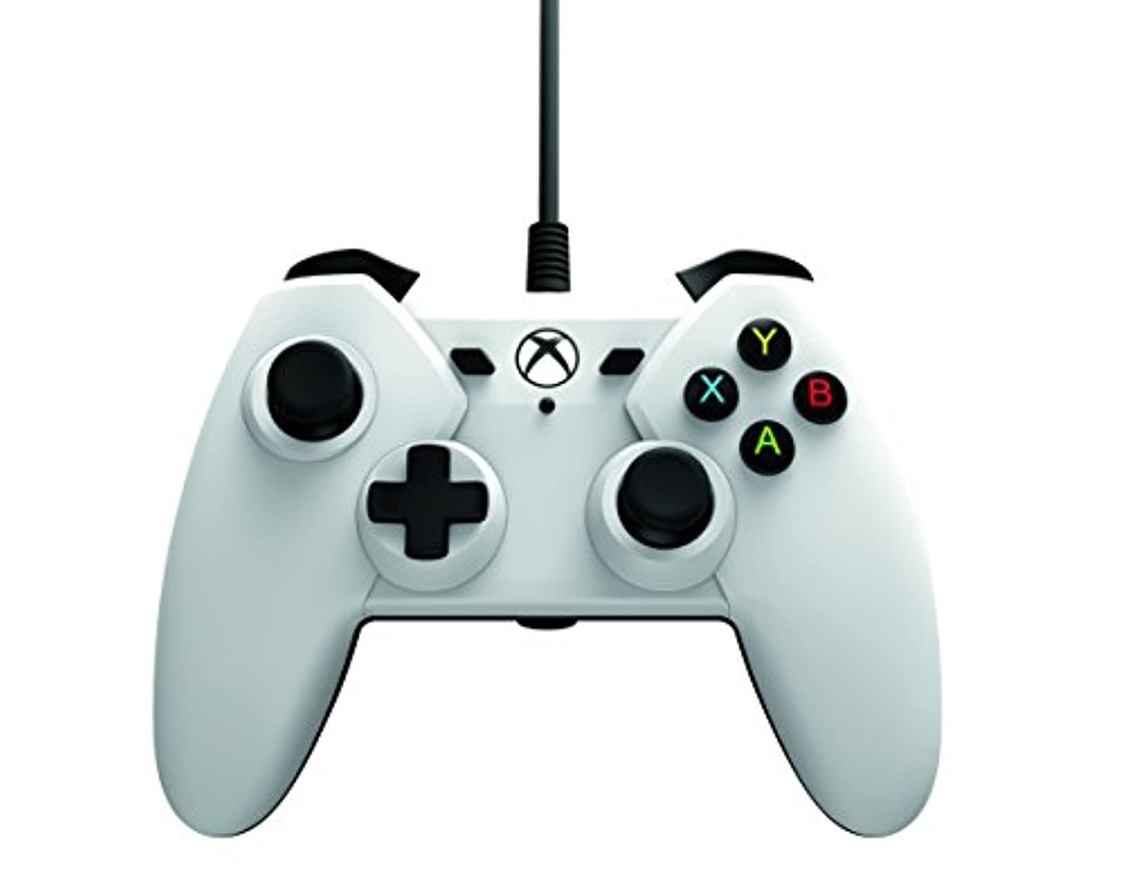 PowerA Wired Controller for Xbox One - White Gamepad with 3.5mm Audio Jack & Enhanced Grip - Perfect for Gaming, Streaming & eSports Tournaments