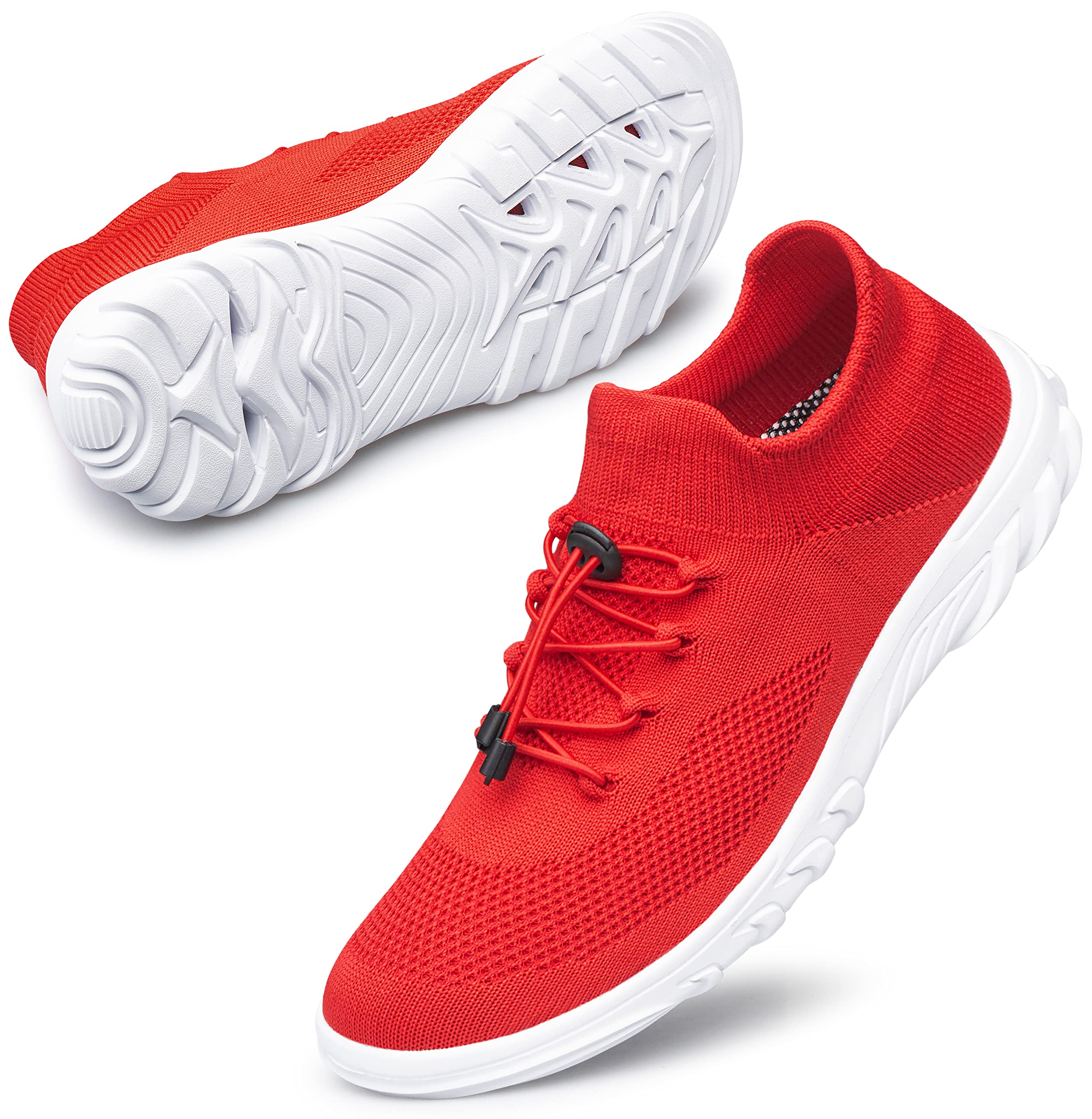 DOUSSPRT Women's Slip-On Walking Shoes - Hypersoft Sock Sneakers for Tennis, Running & Casual Wear | Breathable Mesh Athletic Shoes for All-Day Comfort | Perfect for Gym, Travel & Daily Activities