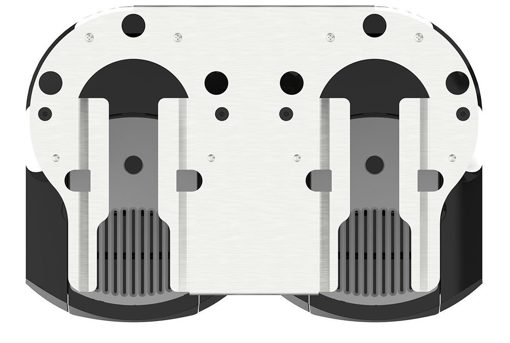 FETCO A148 Twin Serving Station Dispenser Stand - Durable Plastic Beverage Dispenser Holder for Coffee, Tea & Juice - Perfect for Restaurants, Cafes & Events