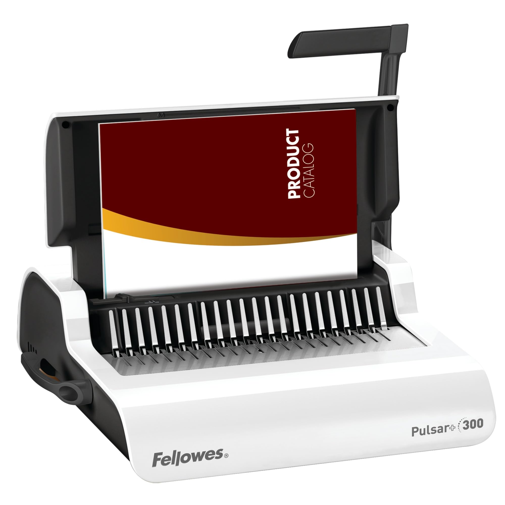 Fellowes Pulsar+ 5006801 Comb Binding Machine - 21-Hole Punch, Binds Up to 120 Sheets - Perfect for Office Documents, School Reports & Professional Presentations