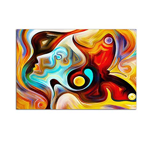 Yellow Red Turquoise
