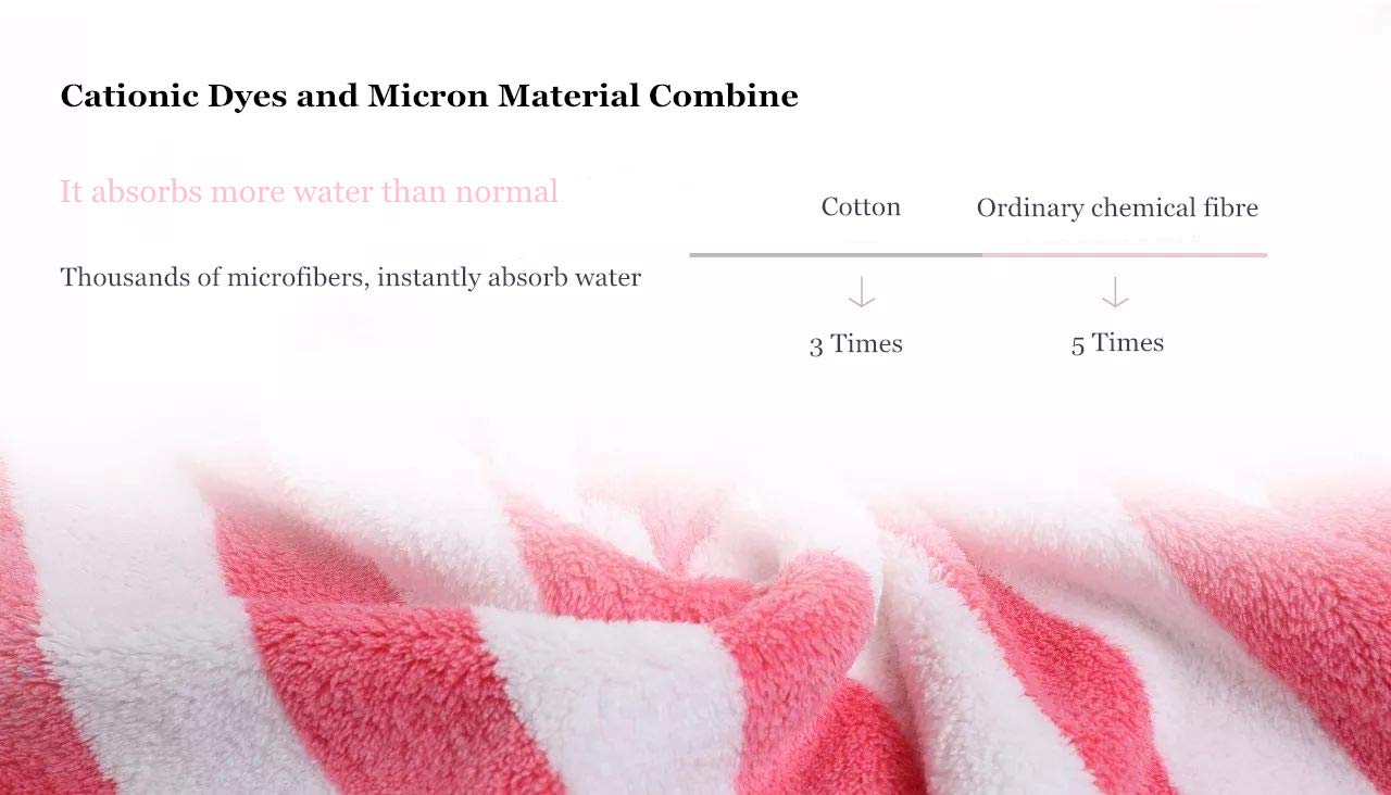 Premium Cationic Striped Hand Towels for Women & Kids - Ultra Soft, Highly Absorbent 4-Piece Set - Perfect for Bathroom, Kitchen, Gym & Travel