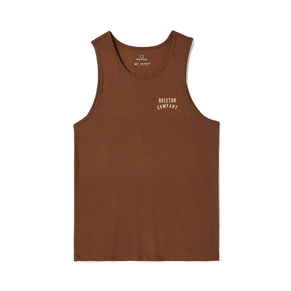 Brixton Woodburn Tank Top for Women - Pinecone Brown & Hazelnut - Casual Summer Wear, Beach Outfit, Yoga & Gym Essential
