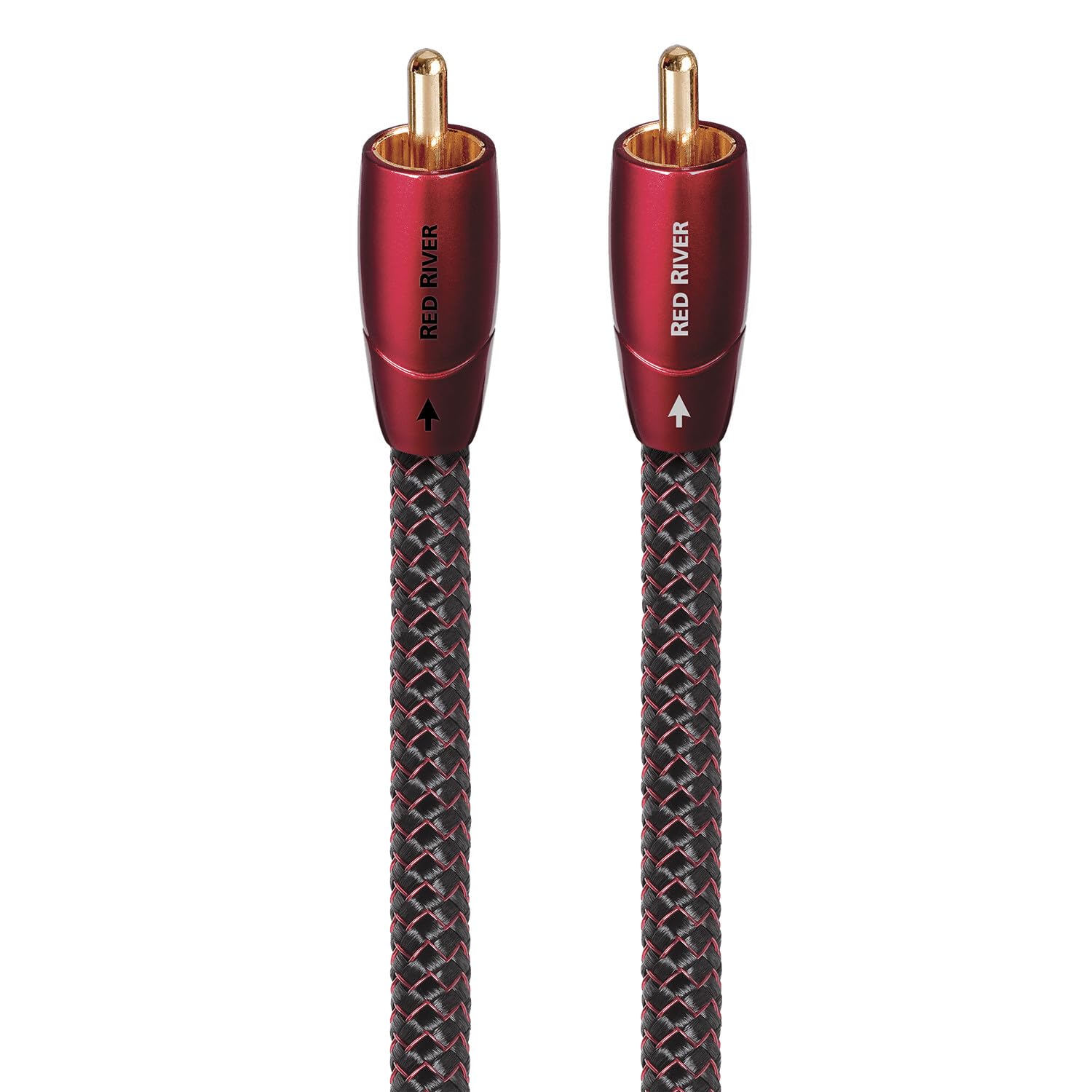AudioQuest Red River High-Performance Analog Audio RCA Interconnect Cables - 4.0m Pair for Home Theater & Hi-Fi Systems | Premium Sound Quality for Turntables, Receivers & Audio Components