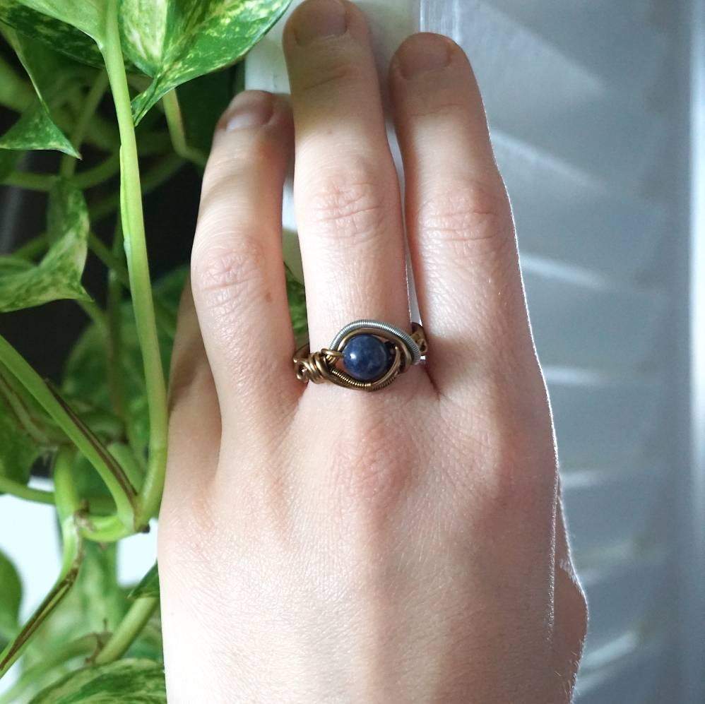 Natural Sapphire Ring for Women - Genuine Blue Sapphire Jewelry for Engagement, Wedding & Everyday Wear