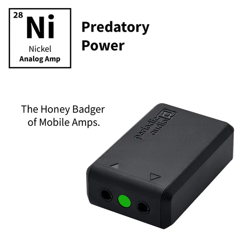 Periodic Audio Nickel Amplifier - High-Fidelity Portable Headphone Amp for Audiophiles | Perfect for Travel, Studio & Home Listening