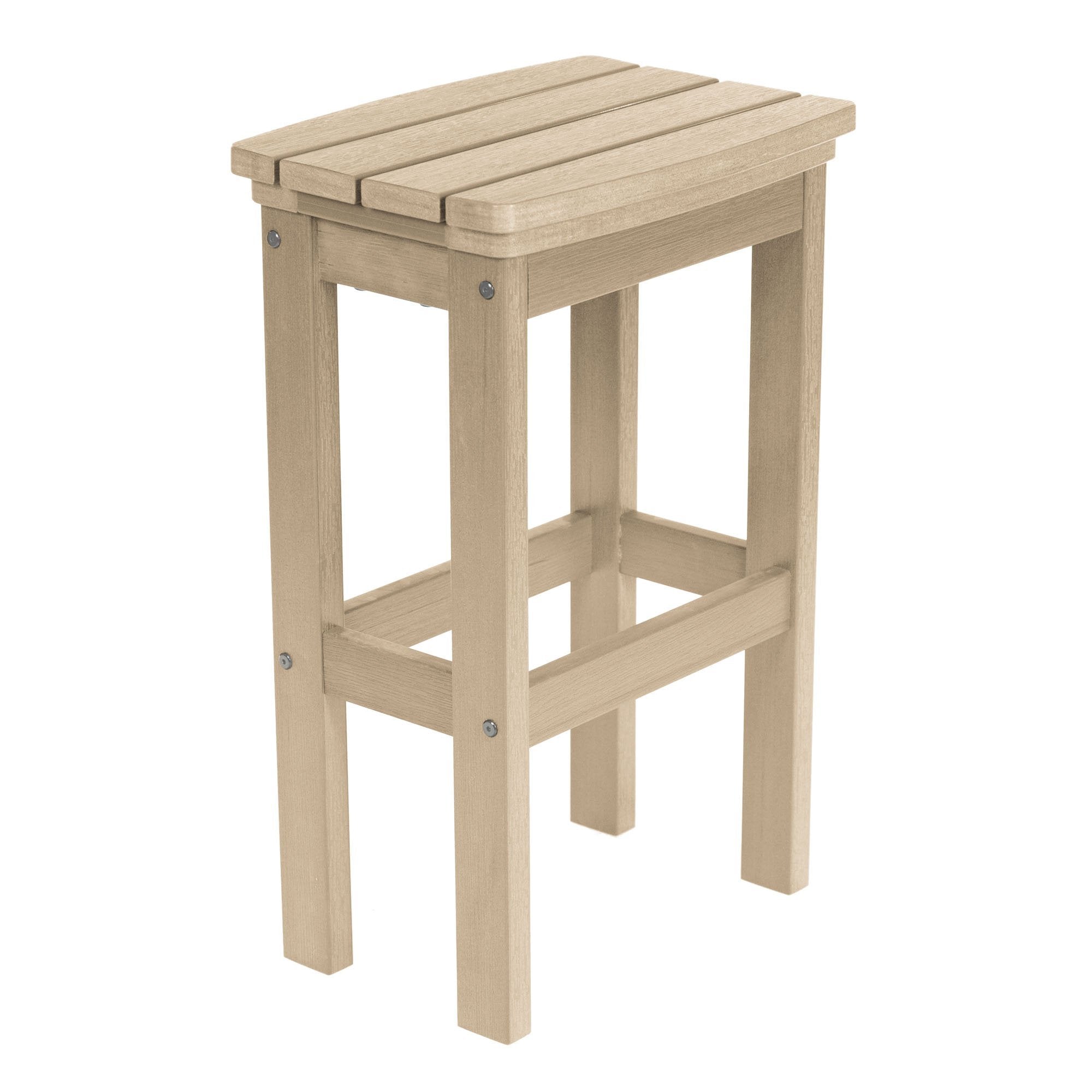 Lehigh Bar Height Stool - Adjustable Swivel Bar Stool with Backrest, 24