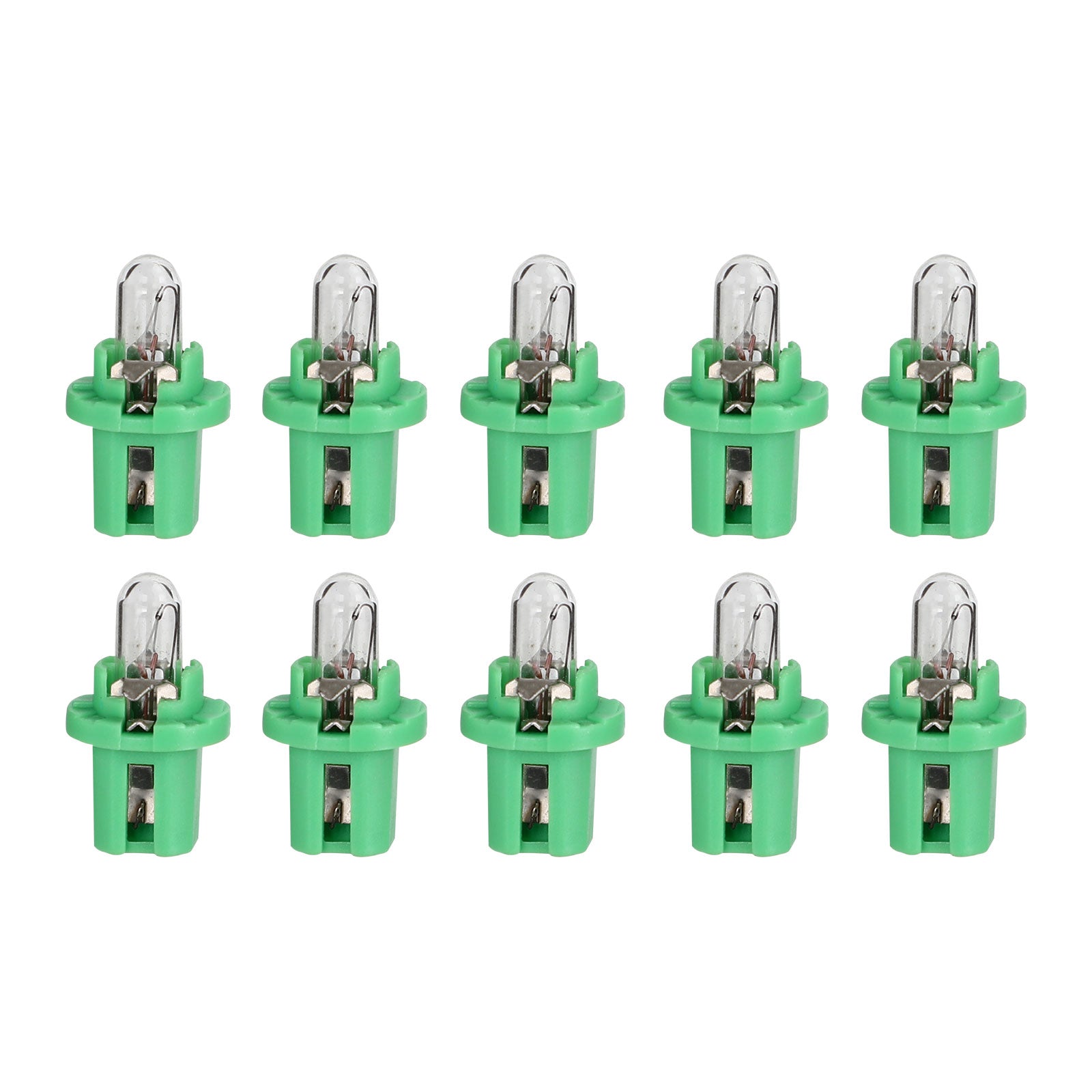 10x NARVA 17057 Car Auxiliary Bulbs 12V 2W BAX10d B8.5d - Replacement Lights for Dashboard, Instrument Panel & Interior Lighting - Perfect for Cars, Trucks & RVs