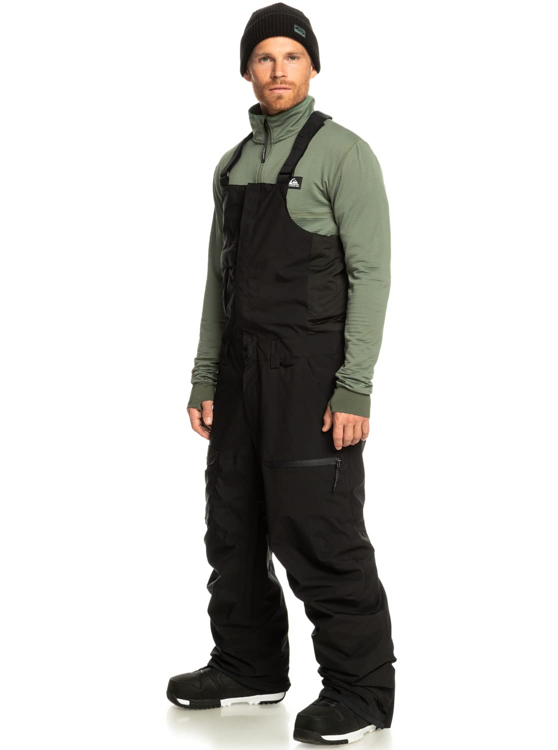 Quiksilver Men's Utility Bib Overalls - Durable Workwear Jeans for Outdoor & Farming Activities