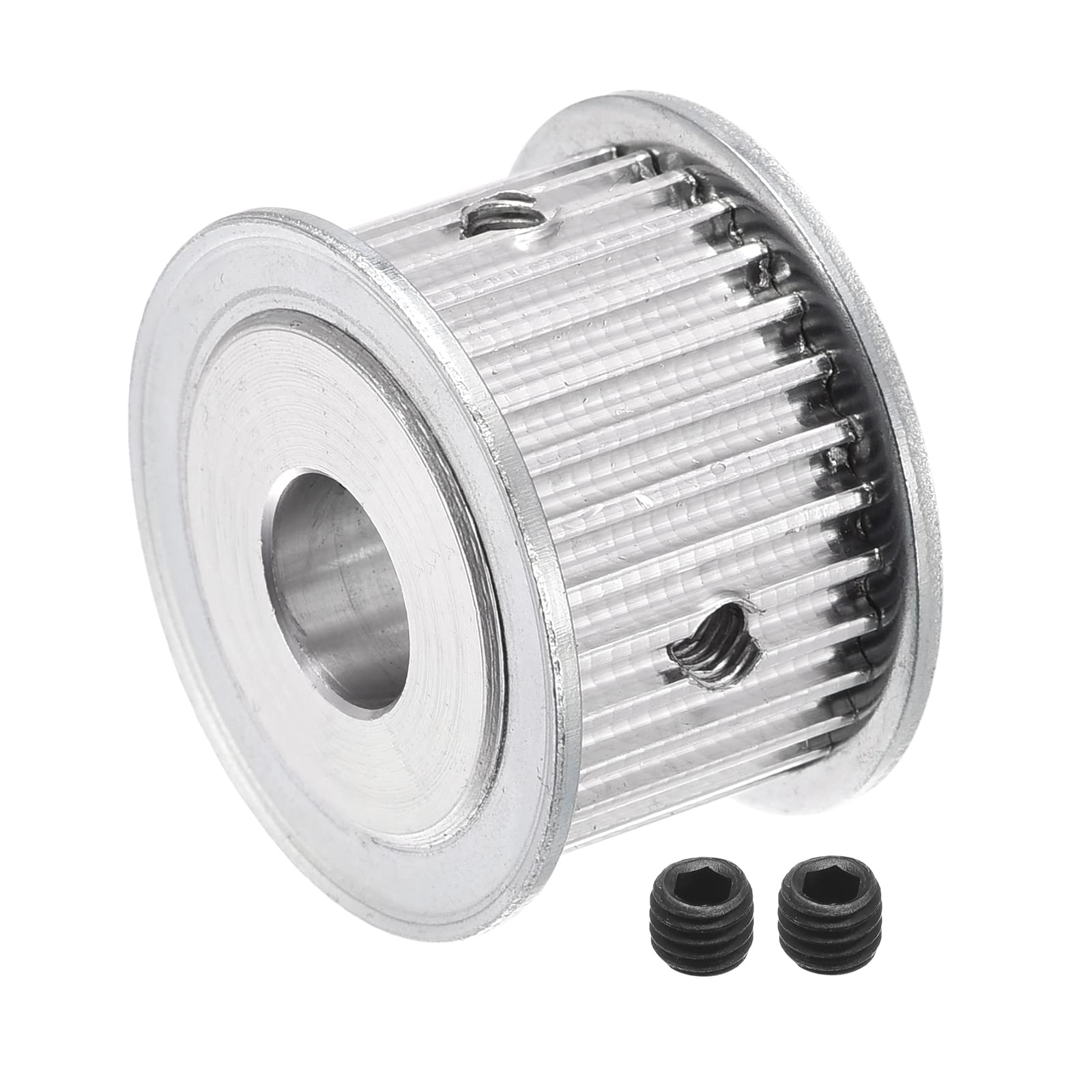 MECCANIXITY 3M30 Teeth Timing Pulley Synchronous Wheel with M4 Screw & 10mm Bore - Compatible with Belt Drive Systems, 3D Printers, CNC Machines - Perfect for DIY Robotics, Automation Projects, and Industrial Equipment Upgrades