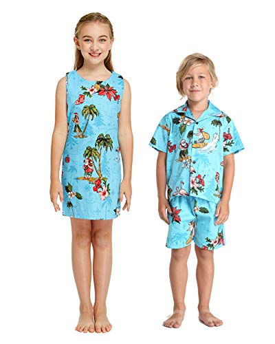 Santa in Hawaii Turquoise