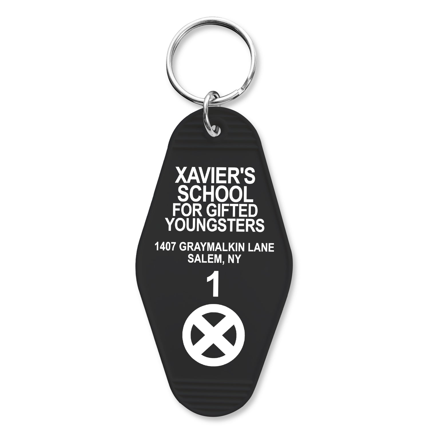 Xavier's School for Gifted Youngsters X-Men Keychain - Marvel Comics Mutant Academy Room Decor, Perfect for Backpacks, Keys & Gifts for X-Men Fans