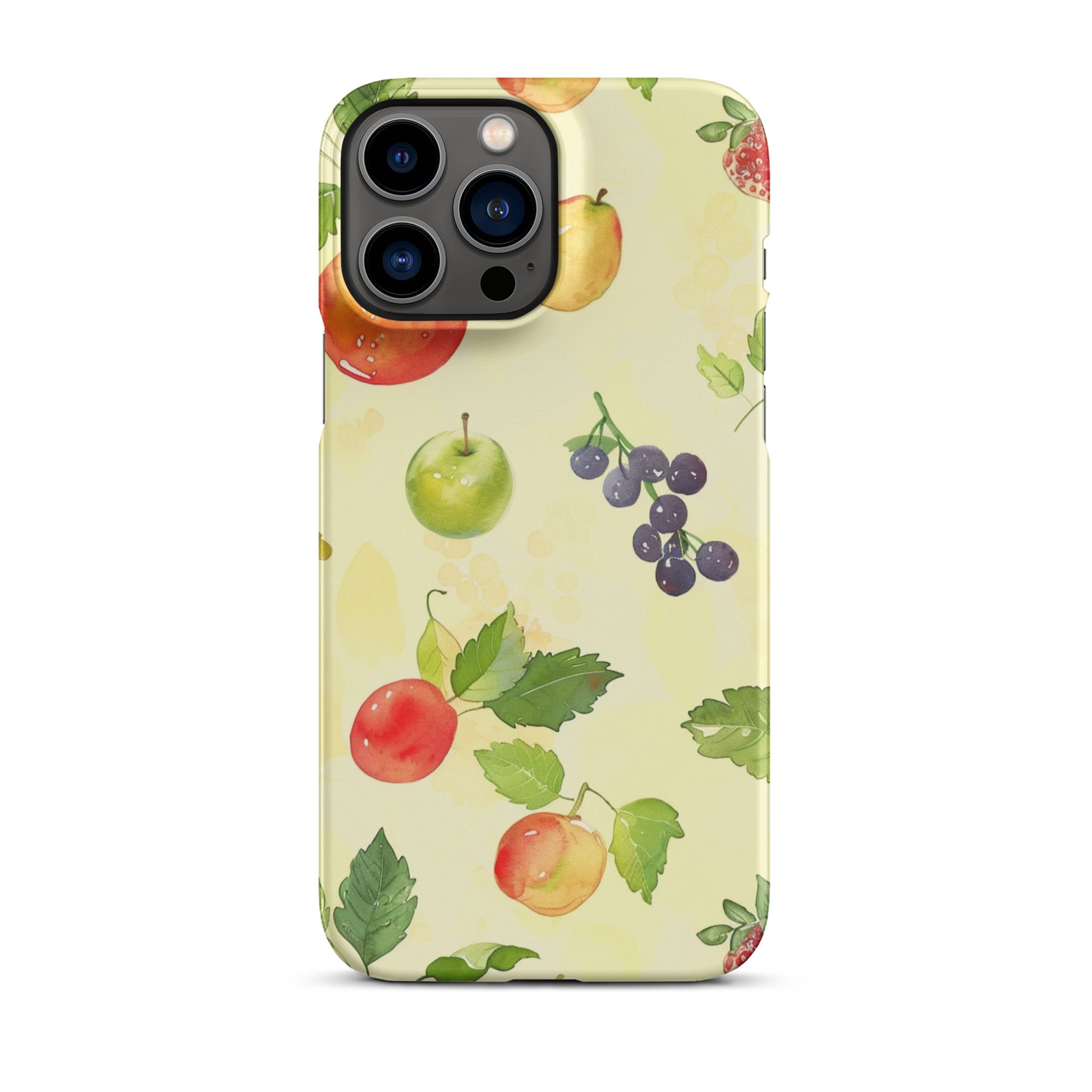 Premium Fruits Snap Case for iPhone 14/13/12/11 Pro Max - Cute & Durable Protective Cover with Shock Absorption - Perfect for Daily Use, Travel & Outdoor Activities