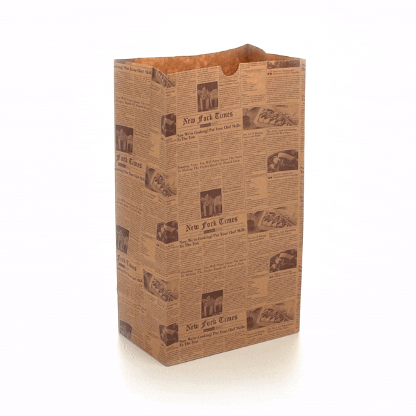 Eco-Friendly Kraft Paper Bags 12 lb, 7 x 4.25 x 12.5 Inches - 100 Count Box - Perfect for Grocery, Retail & Gift Packaging