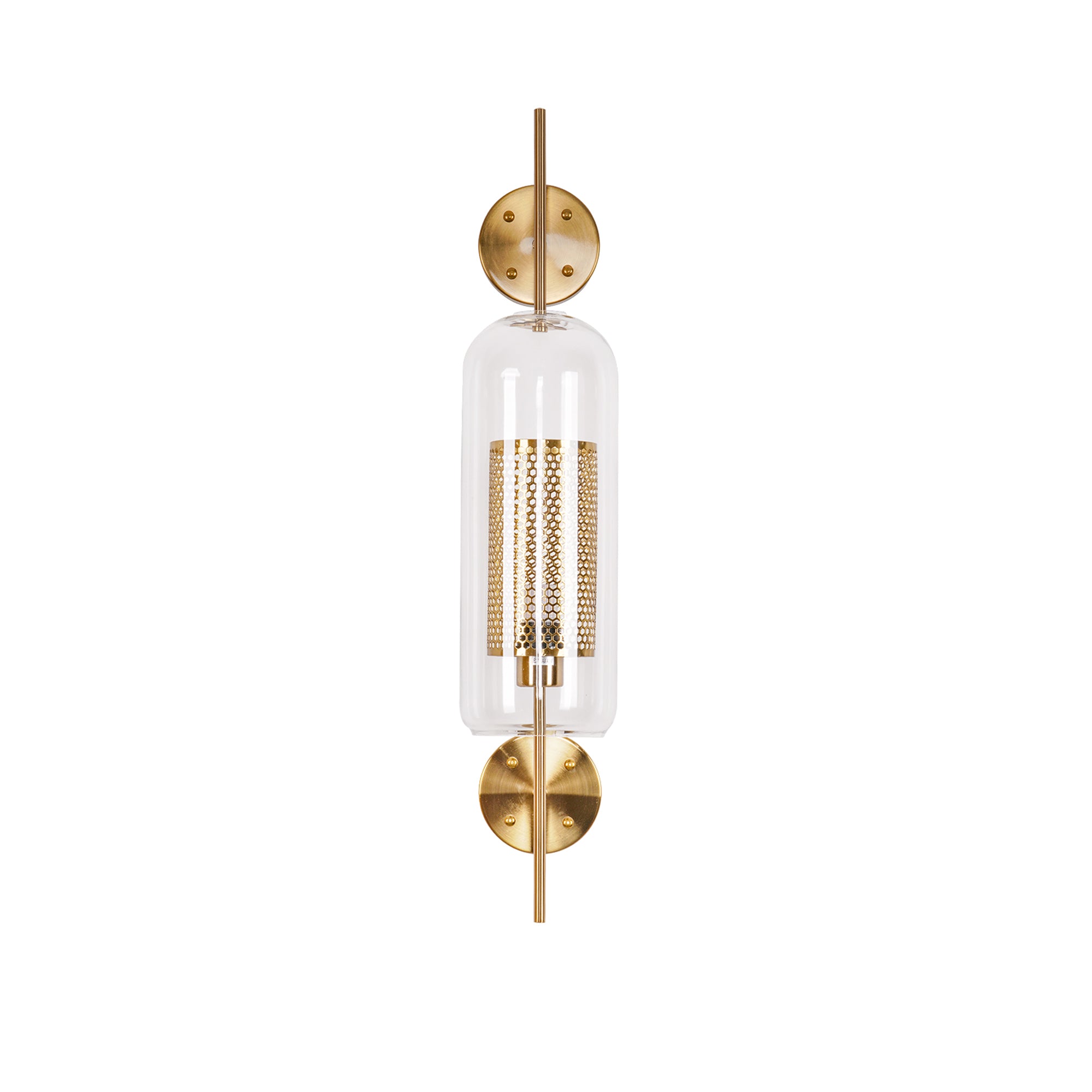 Chiswick Glass Wall Lamp - Modern LED Sconce Light for Living Room, Bedroom, and Hallway - Elegant Home Decor Lighting Fixture