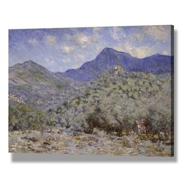 Claude Monet Waves Breaking Wall Art Decor - Ocean Painting Canvas Print for Living Room, Bedroom & Office - Coastal Home Decor & Modern Interior Design