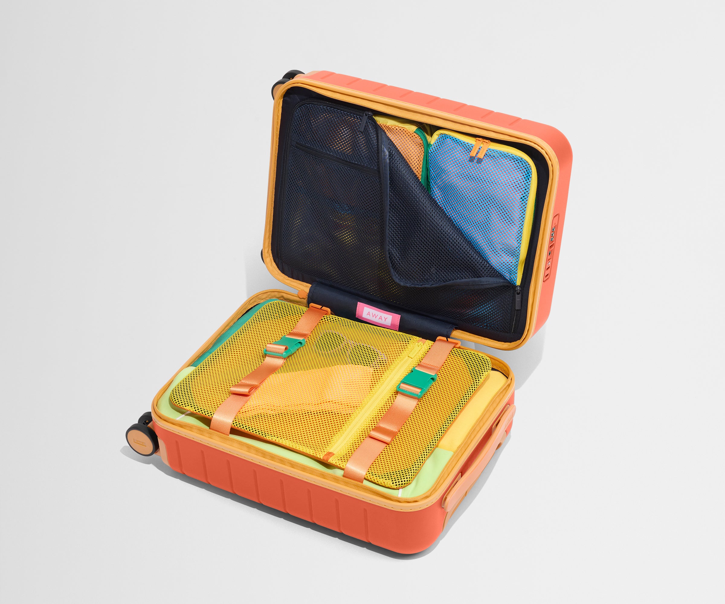 Kids' Poppy Orange Carry-On Luggage - Lightweight & Durable Travel Suitcase for Children - Perfect for Airplane Trips & Family Vacations