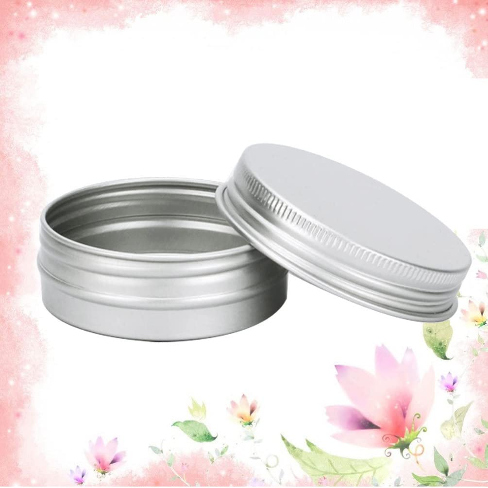 24-Piece Empty Cosmetic Containers with Lids - Travel-Sized Cream Jars, Sample Jars & Candle Holders - Perfect for DIY Beauty, Toiletries, Wedding Favors & Small Business Packaging
