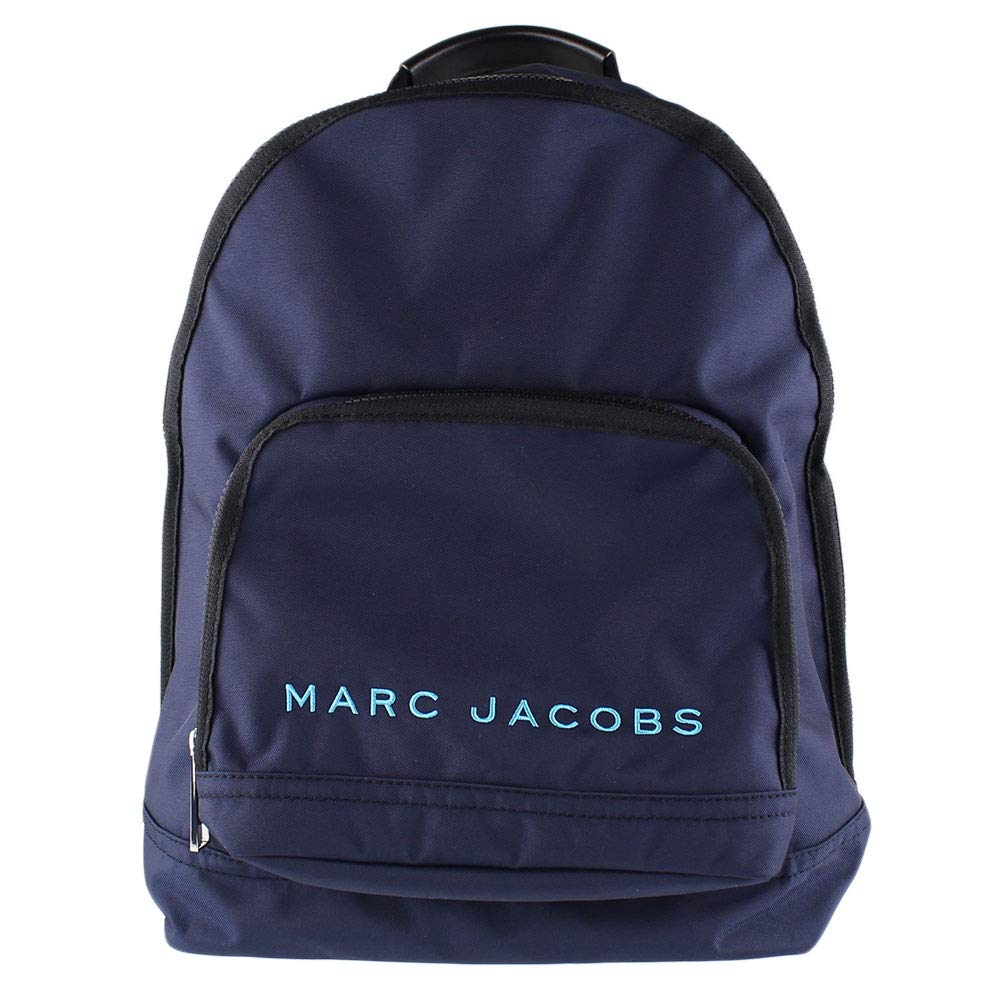 Marc Jacobs All Star Backpack for Women & Men - Durable Indigo Blue School Backpack with Laptop Compartment - Perfect for College, Travel & Work Commute
