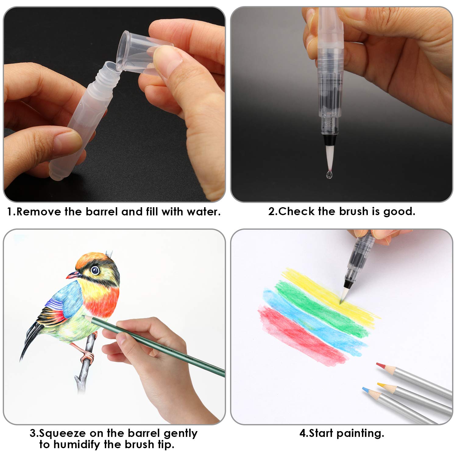 AGPTEK 75-Piece Professional Drawing Pencils Set - Sketch Pencils, Charcoal Pencils, Watercolor & Metallic Colored Pencils for Artists, Adults & Kids | Perfect for Sketching, Shading, Blending & Mixed Media Art Projects