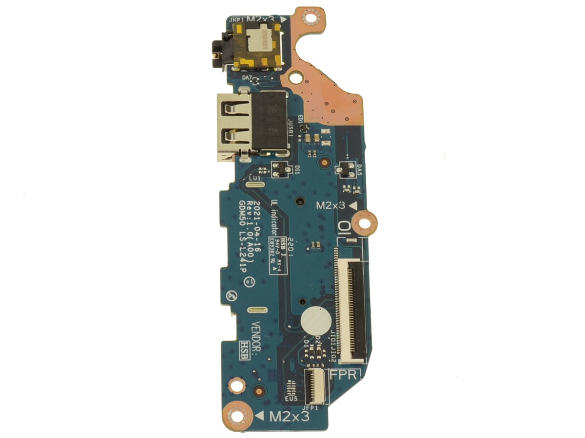 Dell OEM Inspiron 15 3510 USB Audio Port SD Card Reader IO Circuit Board VWVFG - Replacement Part for Laptop Repair & Maintenance