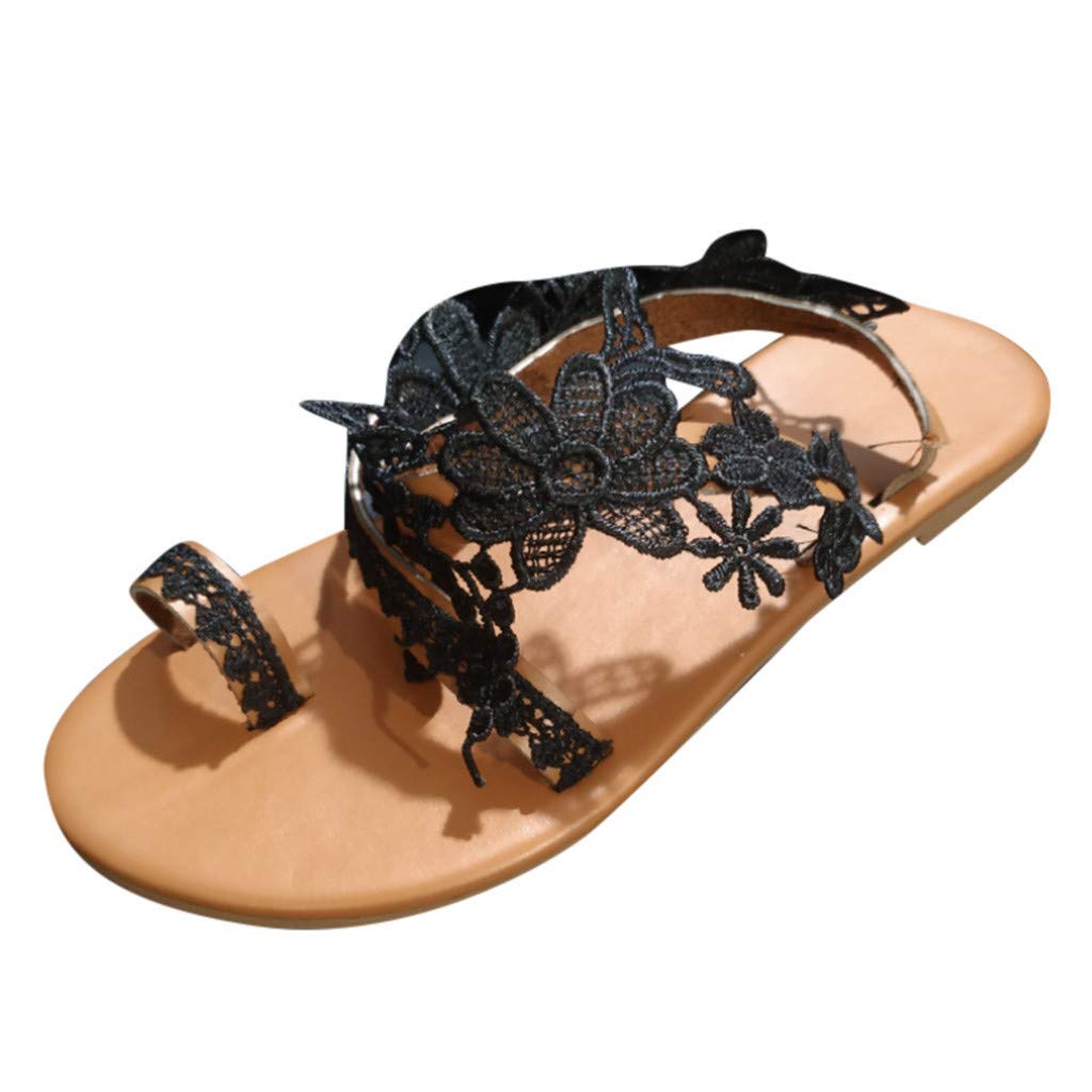 Trendy Women's Flat Gladiator Sandals - Comfortable Lace-Up Beach Sandals for Casual Wear | Perfect for Summer Outings, Vacations & Boho Fashion